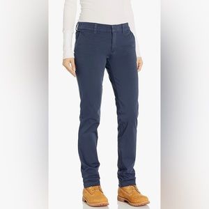 NEW Dickies Women's Perfect Shape Straight Twill Pant. SZ 24